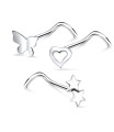 3 Silver Nose Stud Sets NSK-SET-1103